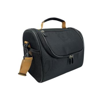 Imagem de Bolsa Térmica Porta Marmita Academia Fitness Alça de Ombro Ajustável Destacável Masculina Feminina Caramelo Art 3 ART MANIA