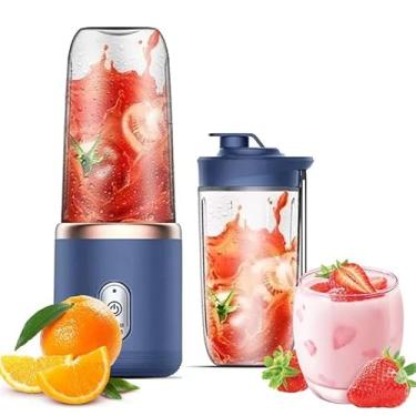 Imagem de Juicer Mixer Pro Recarregável e Portátil Liquidificador Misturador Automático com 2 Copos