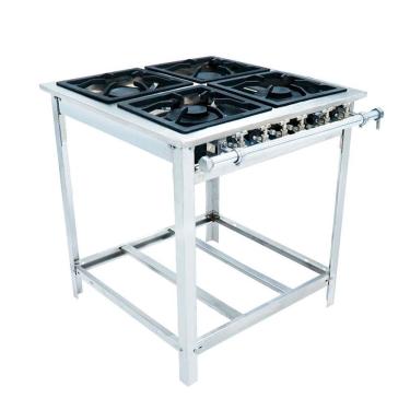 Imagem de Fogão Industrial Inox 4 Queimadores Duplos EI4 Venâncio