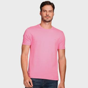 Imagem de Camiseta Aramis Basic Ve25 Rosa Hibisco Masculino