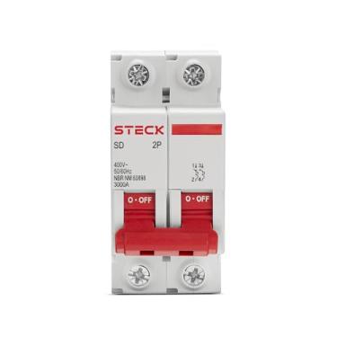 Imagem de Steck, Disjuntor Termomagnético 3kA, 32A 2P, 400V, Curva B, Bipolar, SDD62B32