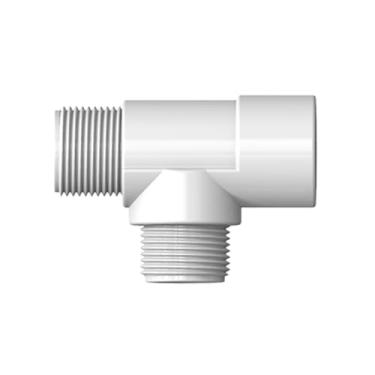 Imagem de TE EM POLIPROPILENO ROSCA (M x F) 3/4" x 1/2" P/VALVULA DUCHAO