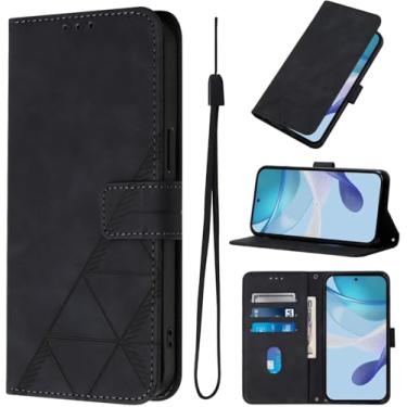 Imagem de MEMAXELUS Capa carteira para Motorola Moto Edge 50 Fusion, carteira de couro PU premium flip capa protetora para celular alça de pulso suporte para cartão suporte à prova de choque para Moto Edge 50
