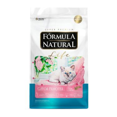 Imagem de Fórmula Natural Super Premium Life gatos filhotes sabor frango e salmão 7kg