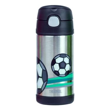 Imagem de Garrafa Térmica Infantil Futebol Thermos ® 355ml Divertidas
