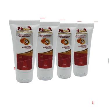 Imagem de Loção Hidratante Pé Feito Antiressecamento 50g - 4 Unidades - Floral D