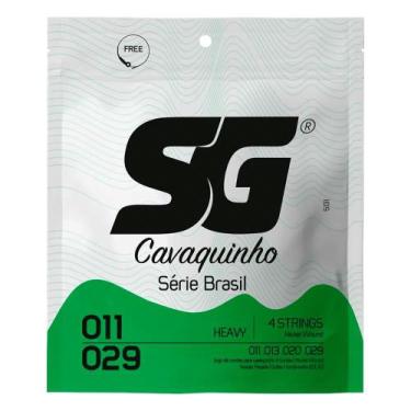 Imagem de Encordoamento SG Cavaquinho Tensão Alta 011 com bolinha