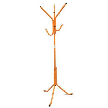 Imagem de Cabideiro De Chão Pintura Eletrostática Laranja Brilhante - AC UTILIDA