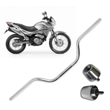 Imagem de Guidão Falcon 2000/2007 Com Pesinho Pcx Guidon Peça Design Rosca Moto 