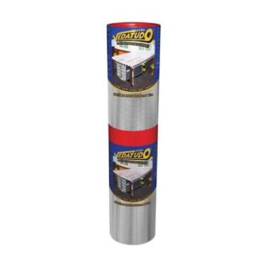 Imagem de Fita Asfáltica Auto Adesiva Aluminizada Vedatudo 90 Cm X 10m