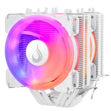 Imagem de Air Cooler Rise Mode G800, ARGB, AMD/Intel, 90mm, Branco - RM-ACG8-ARG