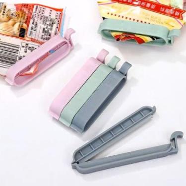 Imagem de Kit 12 Prendedor De Embalagens Lacre Fecha Veda Clip Cozinha - Y888