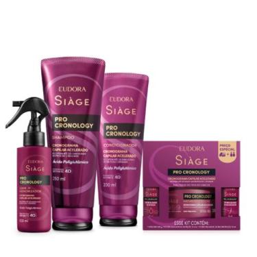 Imagem de Combo Siàge Pro Cronology Cronograma Capilar Acelerado Eudora
