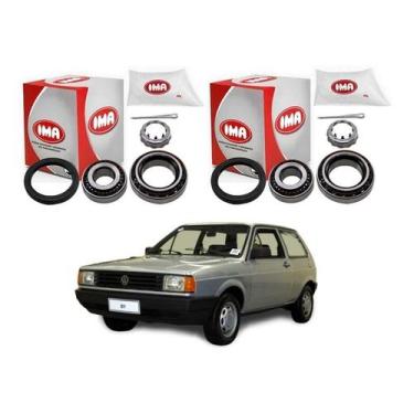 Imagem de Par Kit Rolamento Roda Traseiro Gol G1 Gol Quadrado 1.6 1980 A 1983 - 