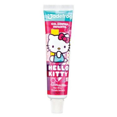 Imagem de Pasta de Dente Infantil Gel Dental Hello Kitty 50Gr Sem açúcar - JADEP