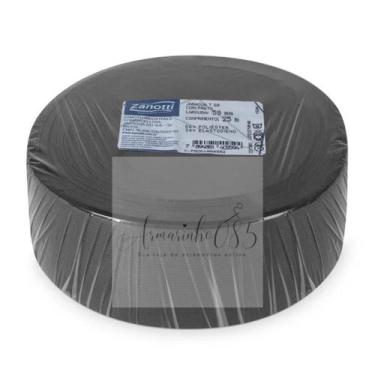 Imagem de Elástico Jaragua Zanotti C/25 Metros - Escolha a largura, Preto, 59mm