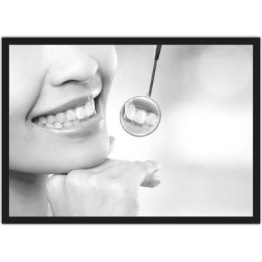 Imagem de Quadro Decorativo Profissão Dentista Odontologia Dentes Consultórios C