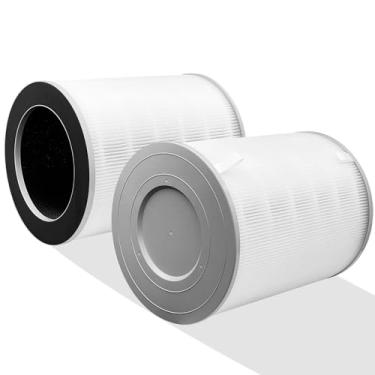 Imagem de HODSEUKIN Filtro de substituição H13 Heap compatível com purificador de ar Afloia Colin, filtragem de 3 estágios, pacote com 2