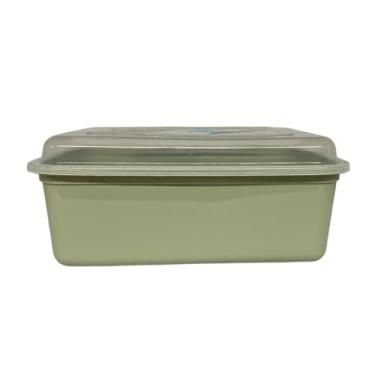 Imagem de Container Plástico Versátil Retangular 4 Litros Rainha (Verde)