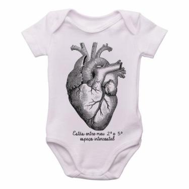 Imagem de body nenê criança roupa bebê Coração Enfermagem Medicina - Empório Dut