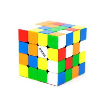 Imagem de Cubo Mágico Profissional 4x4x4 Magnético MP QiYi Stickerless Original 