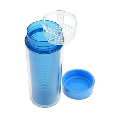 Imagem de Garrafa com Tampa e Infusor 400 ml Jacki Design Azul