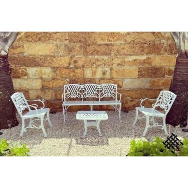 Imagem de Conjunto Para Jardim Búzios (01 Mesinha + 02 Poltronas + 01 Banco 3 Lu