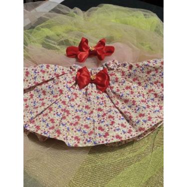 Imagem de Kit 2 Peças Calcinha Bunda Rica Babados Tricoline e Malha e Faixa de C