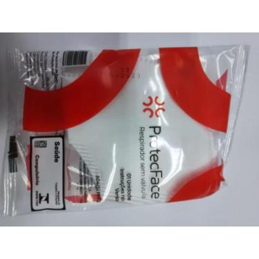 Imagem de Mascara respirador sem válvula Protecface 604(s)pff2 ca 43740 10 unida