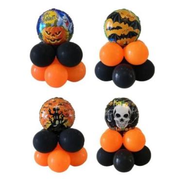 Imagem de Balão Halloween Festas - Kit C/ 9 Balões Decoração - CM Presentes e Fa