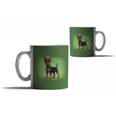 Imagem de Caneca Personalizada Presente Cachorros Raças Pinscher Amor - Enjoy Sh