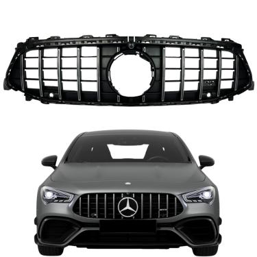 Imagem de Grade Frontal Mercedes CLA AMG GTR Black Piano com Cromado