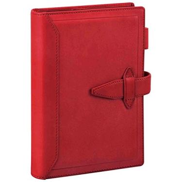 Imagem de Organizador pessoal Raymei Fujii DB3014R Da Vinci Loroma clássico bíblia vermelha