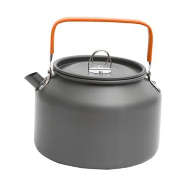 Imagem de Dynwave Chaleira de acampamento, bule de café, bule de chá, multifuncional, compacto, para áreas externas, chaleira de água para ferver água sobre fogo,