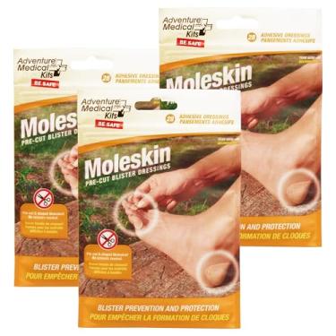 Imagem de Adventure Kits médicos - Moleskin pré-cortado e moldado - pacote com 3
