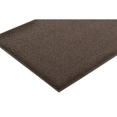 Imagem de Notrax Tapete de entrada de fibra não absorvente 231 Prelude, para áreas externas e de tráfego pesado, 9,5 cm de largura x 1,5 m de comprimento x 0,6 cm de espessura, preto