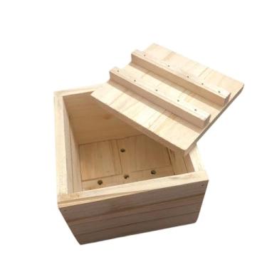 Imagem de Prensa de tofu para fazer coalhada de feijão, ferramenta para fazer queijo doméstico para casa, sala de estar, de queijo, 11.5 Cm X 10.5 Cm X