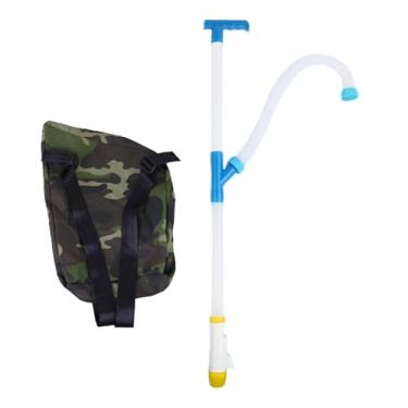 Imagem de ＫＬＫＣＭＳ Espalhador de adubo pulverizador de adubo portátil fácil de usar aplicadores de estrume agrícola dispensador de adubo para de milho, PVC