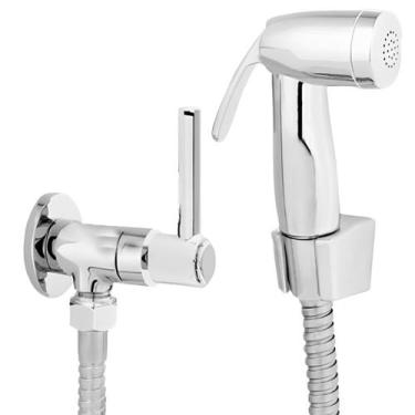 Imagem de Ducha Higienico Chuveirinho Intimo Banheiro Lavabo Abs Cromado 1/4 Vol