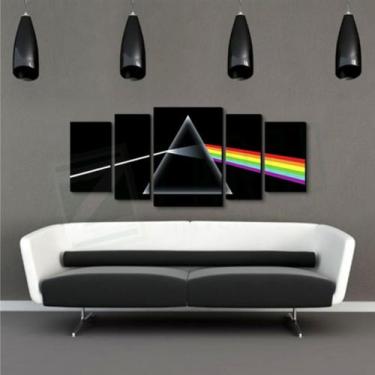 Imagem de Quadro decorativo Pink Floyd 5 peças 115x60 - Vpshopping