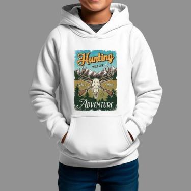 Imagem de Moletom Canguru Infantil Basico Masculino Moda De Country confortável 