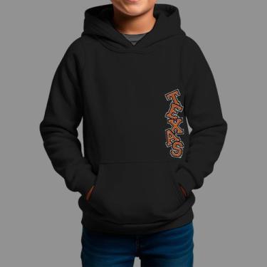 Imagem de Moletom Canguru Infantil Basico Moda De Country confortável Inverno Ca