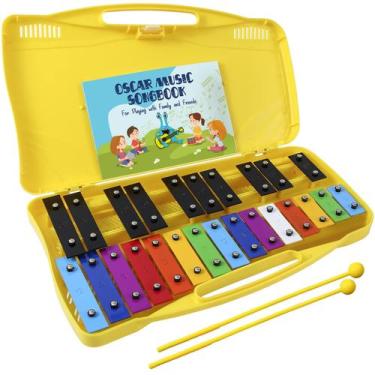 Imagem de Xilofone MINIARTIS Glockenspiel de 25 Notas com Livro de Músicas