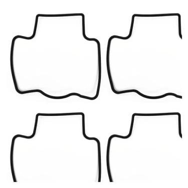 Imagem de Carcaça de vedação inferior do carburador (borracha) compatível com ZX750H ZX750L ZX750J ZX75P ZX750 ZX 750 H L J P (4 peças)