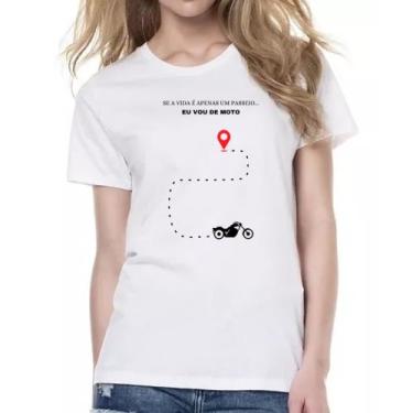 Imagem de Camiseta Baby Look Vida Passeio de moto - Alearts, G