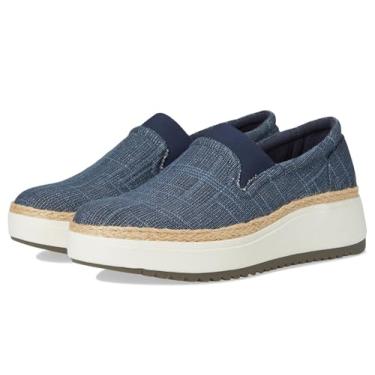 Imagem de Clarks Mocassim feminino Zylah Sky, Tecido jeans, 9.5 Wide