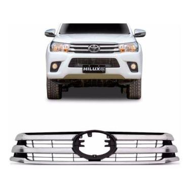 Imagem de Grade radiador toyota hilux srx 2016 2017 2018 cromada - SP ACESSÓRIOS