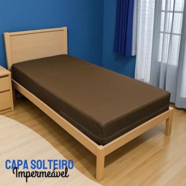 Imagem de Capa Colchao Solteiro Impermeavel Varias Medidas - Coloridas - Miranda