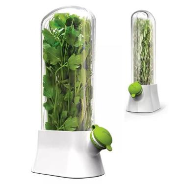 Imagem de Herbario Dispenser Conserva Ervas Frescas Salsa Alface Alecrim Hortela