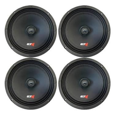Imagem de Kit 4 alto falante woofer etm emb 8 polegadas 250W 4 ohms